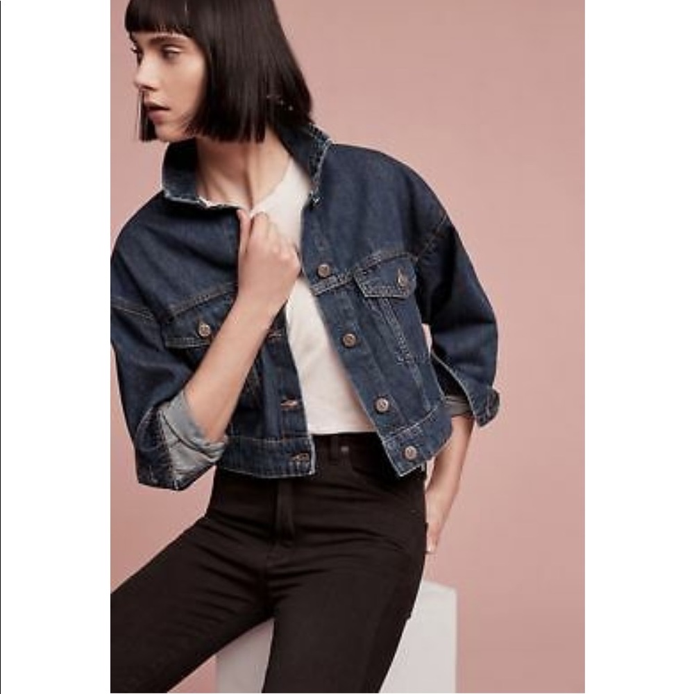 NWT Pilcro and the Letterpress Denim Jacket - sz M